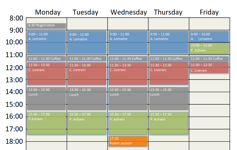 Schedule