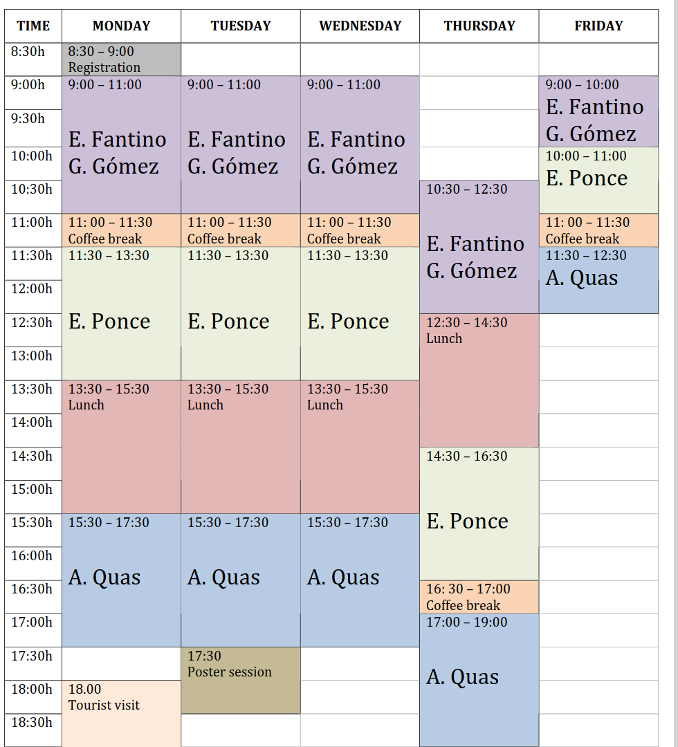 Schedule